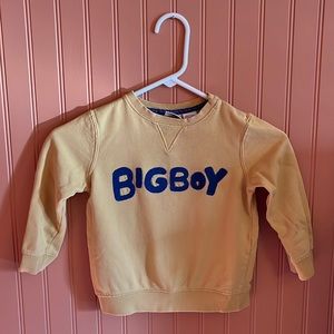 Zara boys “Big Boy” sweatshirt